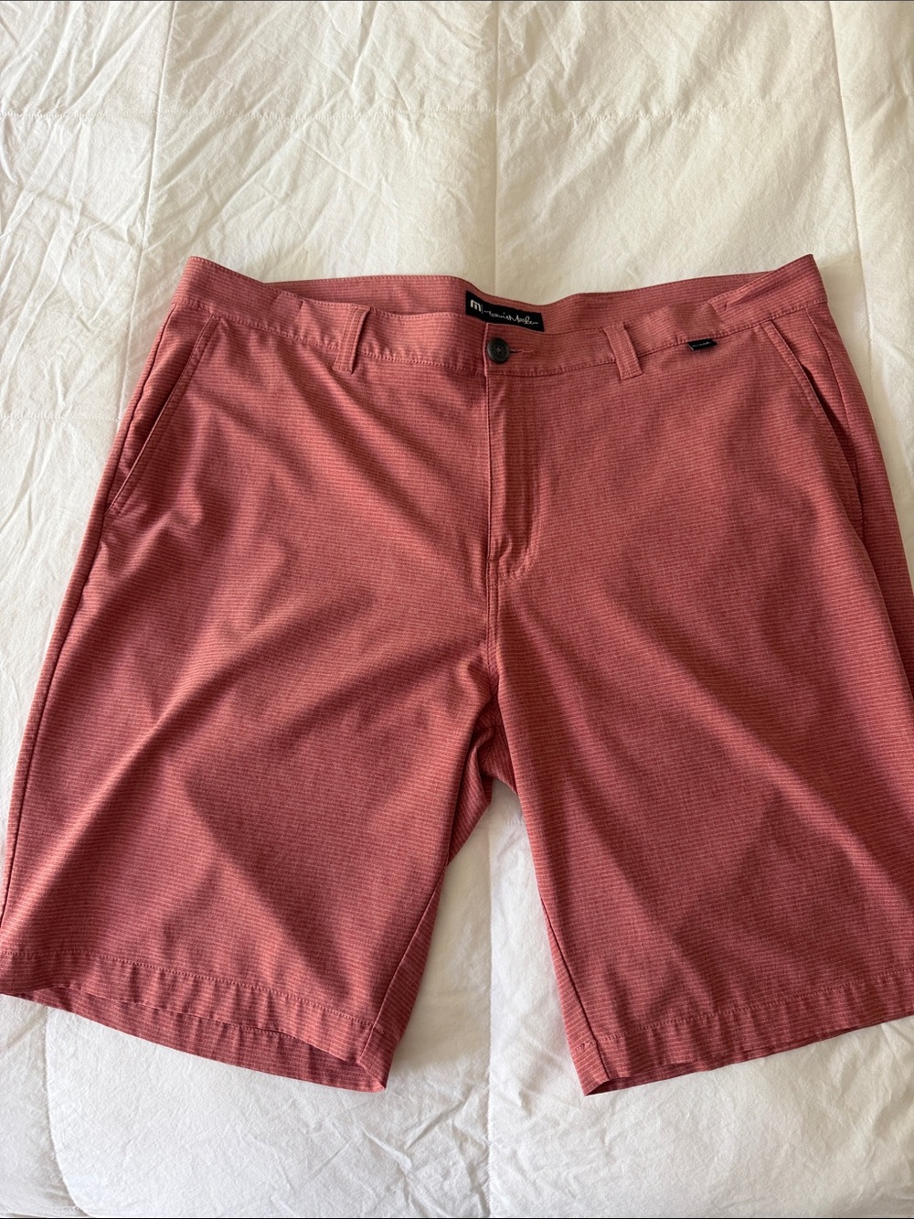 Travis Mathew Men's Brick Red Performance Shorts